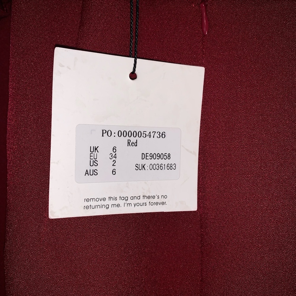 Burgundy Dress- brand new! - Picture 4 of 4